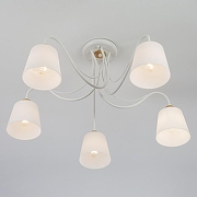 Люстра Eurosvet Betty 70062/5 белый цвет плафона/подвески Белый, цвет арматуры Белый-1