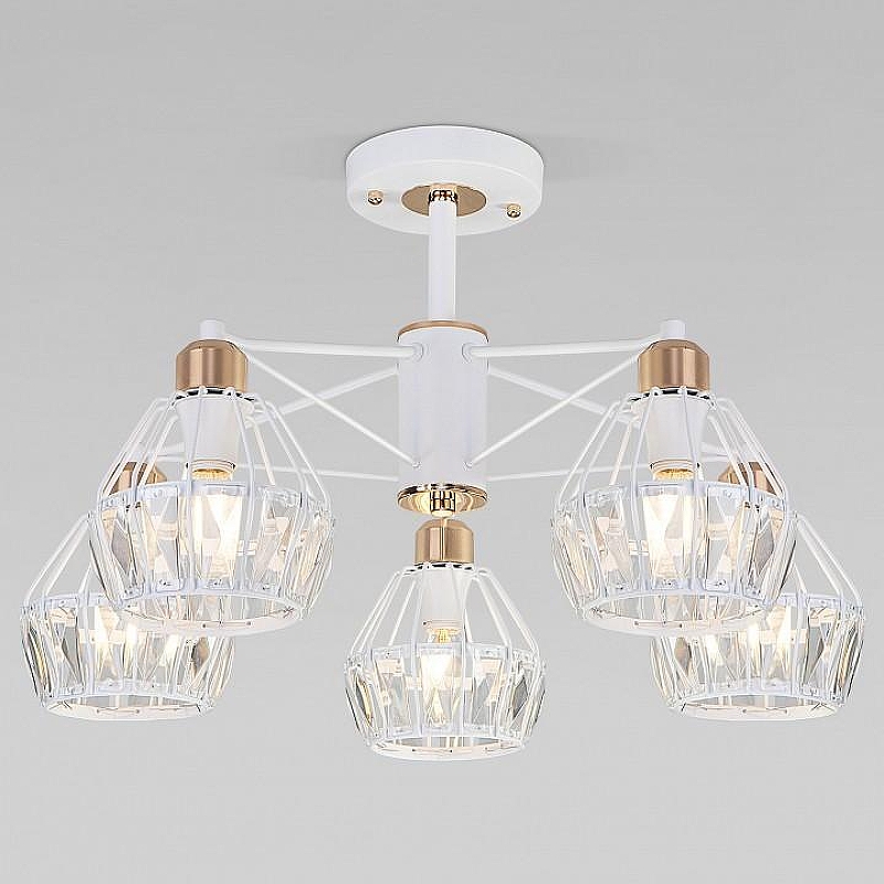 Люстра на штанге Eurosvet Lord 70075/5 белый 