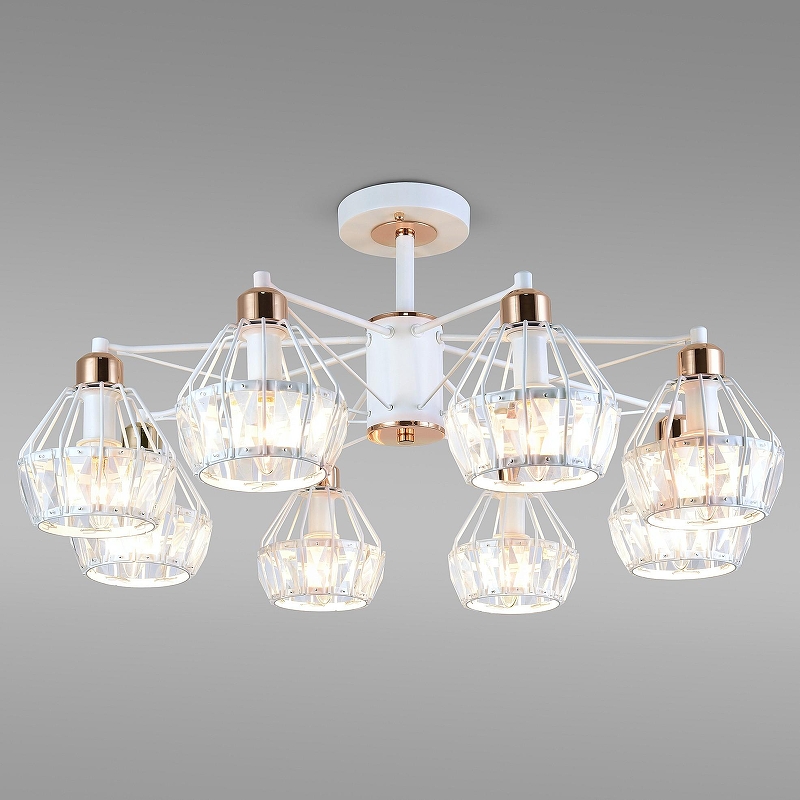 Люстра на штанге Eurosvet Lord 70075/8 белый 