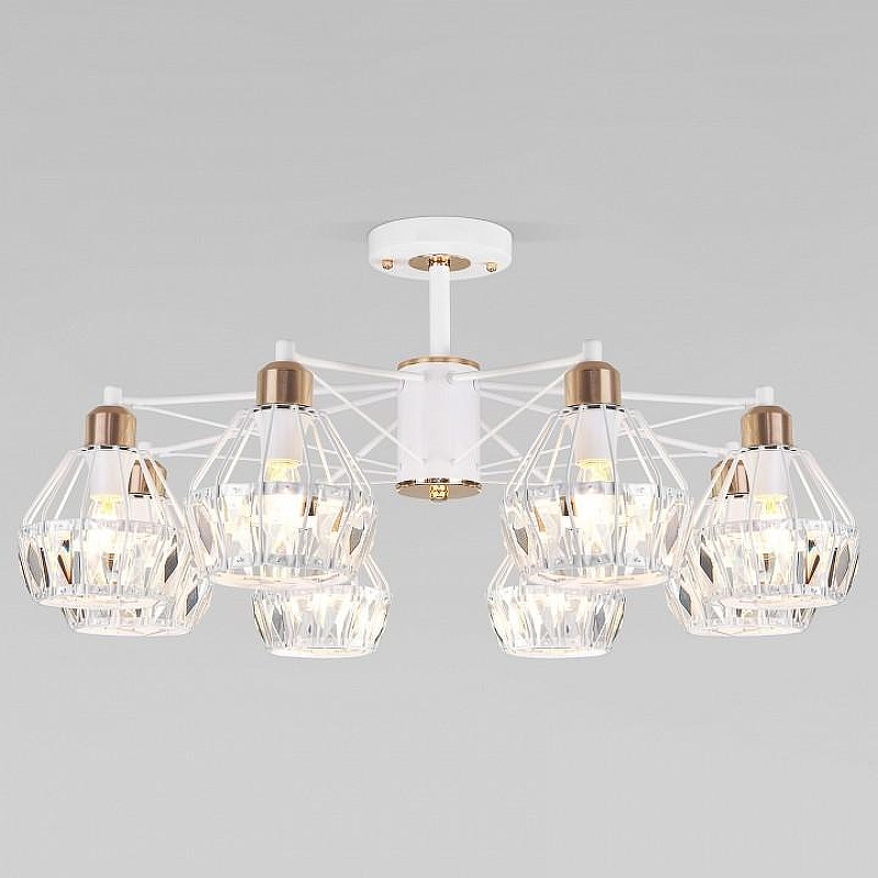 Люстра на штанге Eurosvet Lord 70075/8 белый 