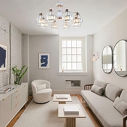 Люстра на штанге Eurosvet Lord 70075/8 белый цвет белый, бронза-3