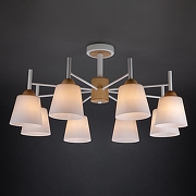 Люстра на штанге Eurosvet Fresco 70085/8 белый цвет белый, коричневый-2