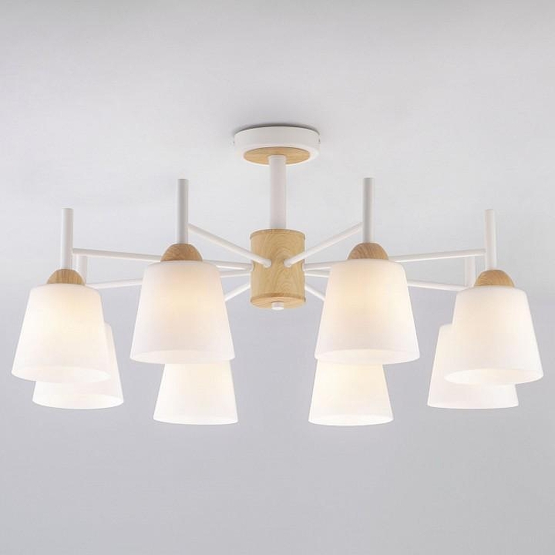 Люстра на штанге Eurosvet Fresco 70085/8 белый 