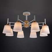 Люстра на штанге Eurosvet Fresco 70085/8 белый цвет белый, коричневый-2