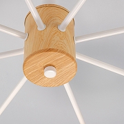 Люстра на штанге Eurosvet Fresco 70085/8 белый цвет белый, коричневый-4