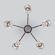 Люстра на штанге Eurosvet Tenia 70090/5 графит цвет графитовый, хром-2