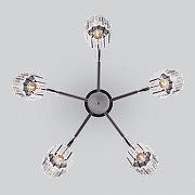 Люстра на штанге Eurosvet Ten1a 70090/5 графит цвет графитовый, хром-2