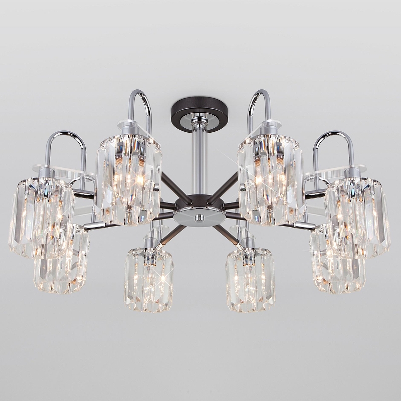 Люстра на штанге Eurosvet Tenia 70090/8 графит 