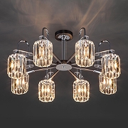 Люстра на штанге Eurosvet Tenia 70090/8 графит цвет графитовый, хром-1