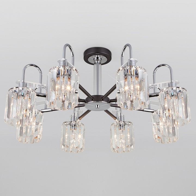 Люстра на штанге Eurosvet Ten1a 70090/8 графит 