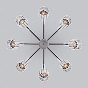 Люстра на штанге Eurosvet Ten1a 70090/8 графит цвет графитовый, хром-2