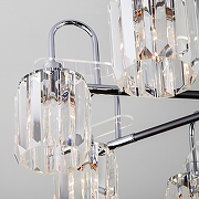 Люстра на штанге Eurosvet Ten1a 70090/8 графит цвет графитовый, хром-3