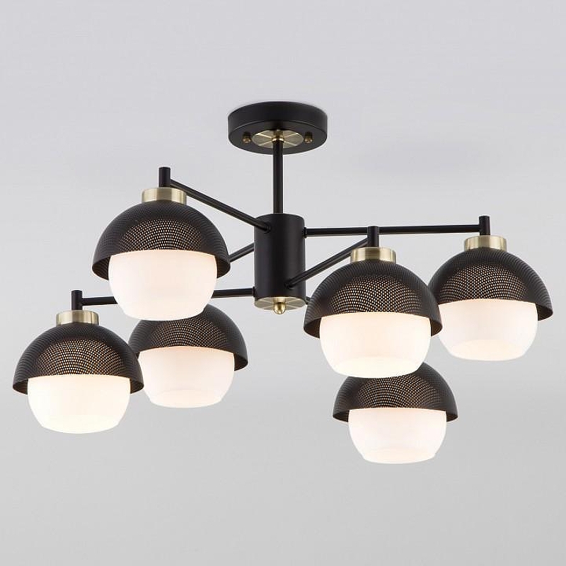 Люстра на штанге Eurosvet Nocc1ola 70106/6 черный 