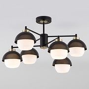 Люстра на штанге Eurosvet Nocc1ola 70106/6 черный цвет бронза античная, черный