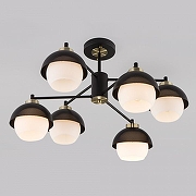 Люстра на штанге Eurosvet Nocc1ola 70106/6 черный цвет бронза античная, черный-2