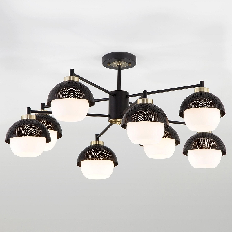 Люстра на штанге Eurosvet Nocciola 70106/8 черный 