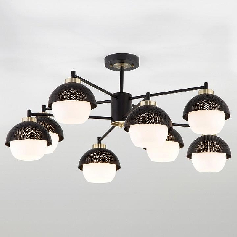 Люстра на штанге Eurosvet Nocc1ola 70106/8 черный 