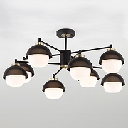 Люстра на штанге Eurosvet Nocc1ola 70106/8 черный цвет бронза античная, черный