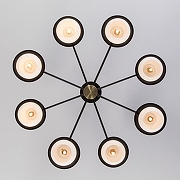 Люстра на штанге Eurosvet Nocc1ola 70106/8 черный цвет бронза античная, черный-1