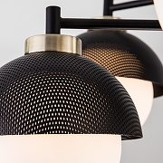 Люстра на штанге Eurosvet Nocc1ola 70106/8 черный цвет бронза античная, черный-3