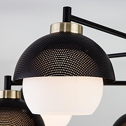 Люстра на штанге Eurosvet Nocc1ola 70106/8 черный цвет бронза античная, черный-4