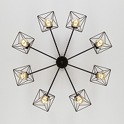 Люстра на штанге Eurosvet Trappola 70107/8 черный цвет черный-2