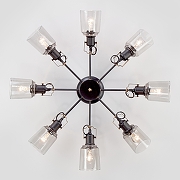 Люстра Eurosvet Astor 70111/8 черный цвет бронза античная, черный-2