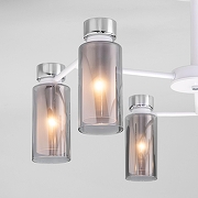 Люстра на штанге Eurosvet Amado 70115/6 белый цвет белый-2