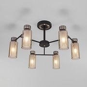 Люстра Eurosvet Amado 70115/6 черный цвет плафона/подвески Белый, цвет арматуры Бронза, Черный