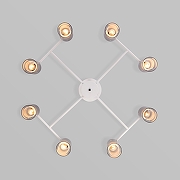 Люстра на штанге Eurosvet Amado 70115/8 белый цвет белый-1