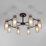 Люстра Eurosvet Amado 70115/8 черный цвет бронза античная, черный