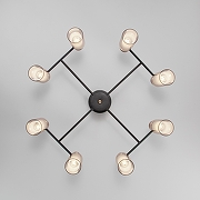 Люстра Eurosvet Amado 70115/8 черный цвет бронза античная, черный-2