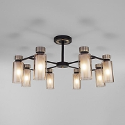 Люстра Eurosvet Amado 70115/8 черный цвет плафона/подвески Белый, цвет арматуры Бронза, Черный-1