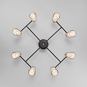 Люстра Eurosvet Amado 70115/8 черный цвет плафона/подвески Белый, цвет арматуры Бронза, Черный-2