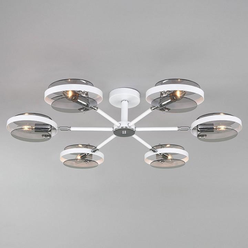 Люстра на штанге Eurosvet Gallo 70121/6 белый 