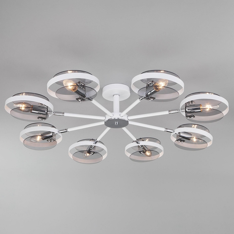 Люстра на штанге Eurosvet Gallo 70121/8 белый 