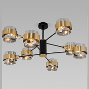 Люстра на штанге Eurosvet Arcada 70127/8 черный/дымчатый цвет черный