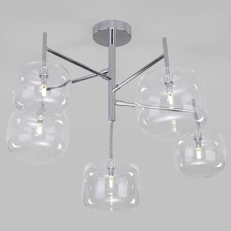 Люстра на штанге Eurosvet Jar 70128/5 хром 