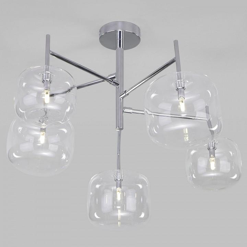 Люстра на штанге Eurosvet Jar 70128/5 хром 