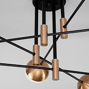 Люстра Eurosvet Nuvola 70129/8 латунь цвет плафона/подвески Белый, Латунь, цвет арматуры Латунь-2