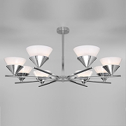 Люстра на штанге Eurosvet Rylee 70138/8 хром цвет хром