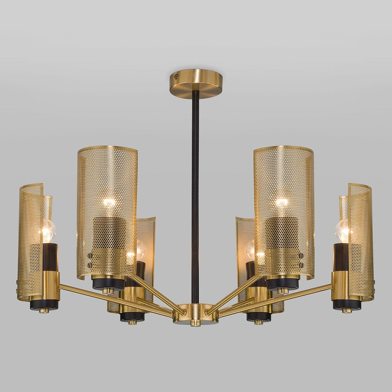 Люстра на штанге Eurosvet Grino 70139/6 латунь 