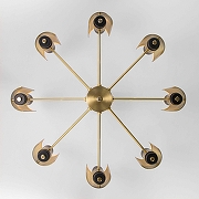 Люстра на штанге Eurosvet Grino 70139/8 латунь цвет латунь-2