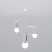 Люстра Eurosvet Riche 70143/3 белый цвет белый, латунь