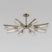 Люстра на штанге Eurosvet Trompeta 70144/8 латунь цвет латунь