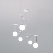 Люстра Eurosvet Riche 70143/5 белый цвет белый, латунь-1