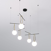 Люстра Eurosvet Riche 70143/5 черный цвет латунь, черный-1