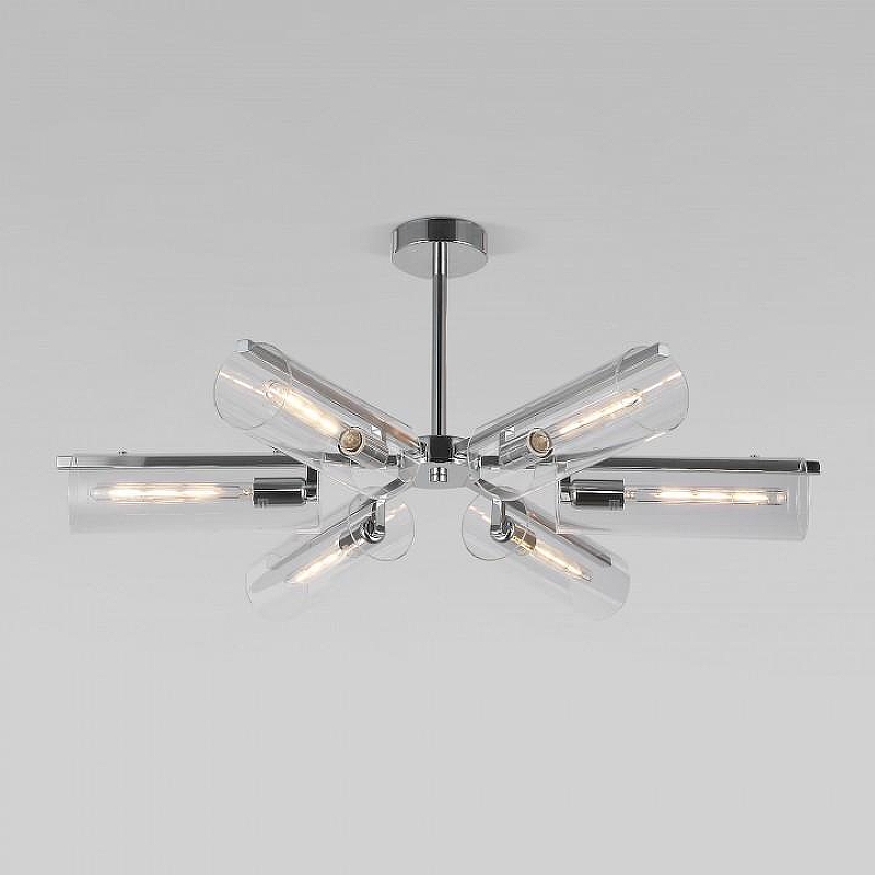 Люстра на штанге Eurosvet Trompeta 70144/6 хром 