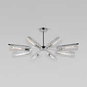 Люстра на штанге Eurosvet Trompeta 70144/8 хром цвет хром