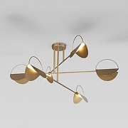 Люстра Eurosvet Graz1a 70148/6 золото цвет плафона/подвески Золото, цвет арматуры Золото